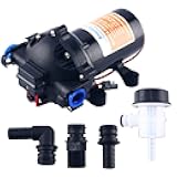 Amarine Made 12v Water Pressure Diaphragm Pump 20 L/min 5.5 Gpm 60 Psi - Caravan/rv/Boat/Marine