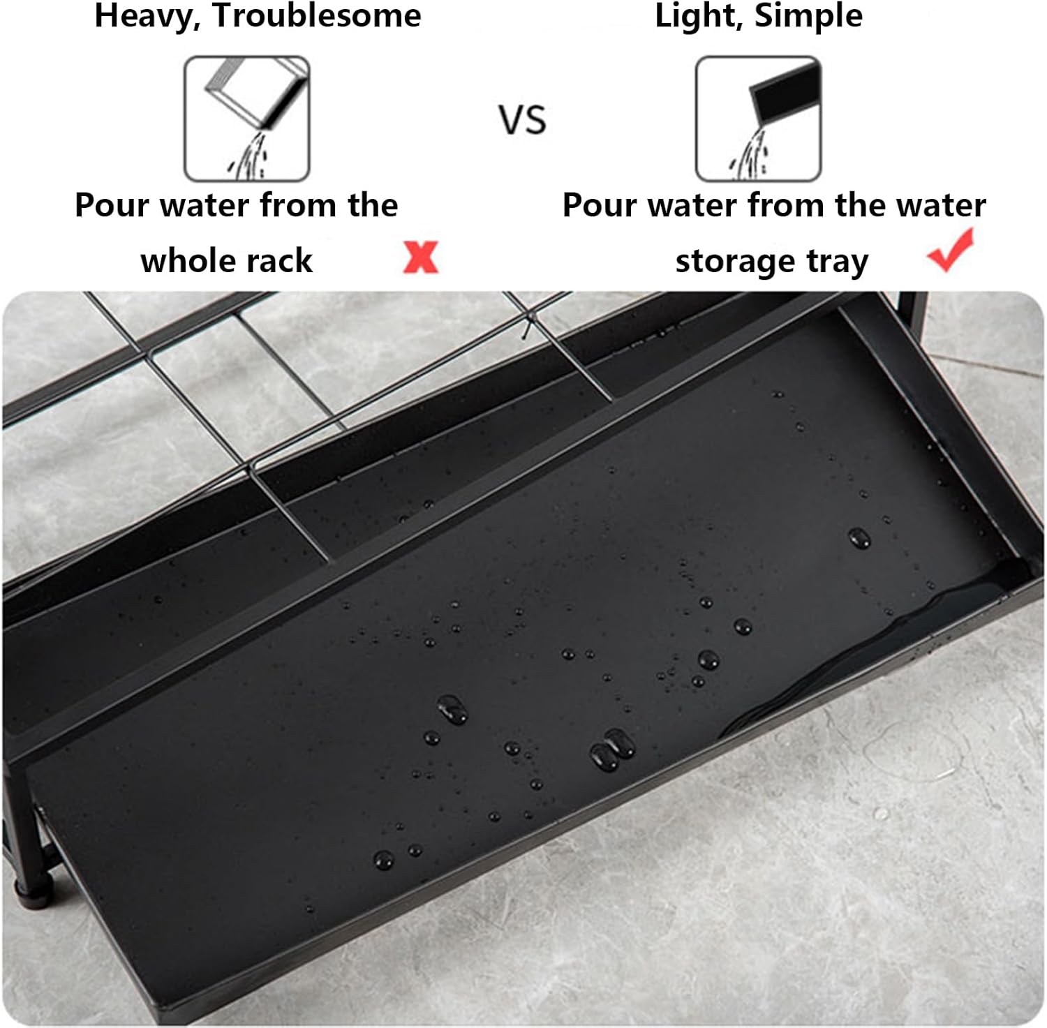 Metal Free Standing Umbrella Holder with Removable Drip Tray Ideal for Home & Commercial Use Perfect for Storing & Drying Umbrellas