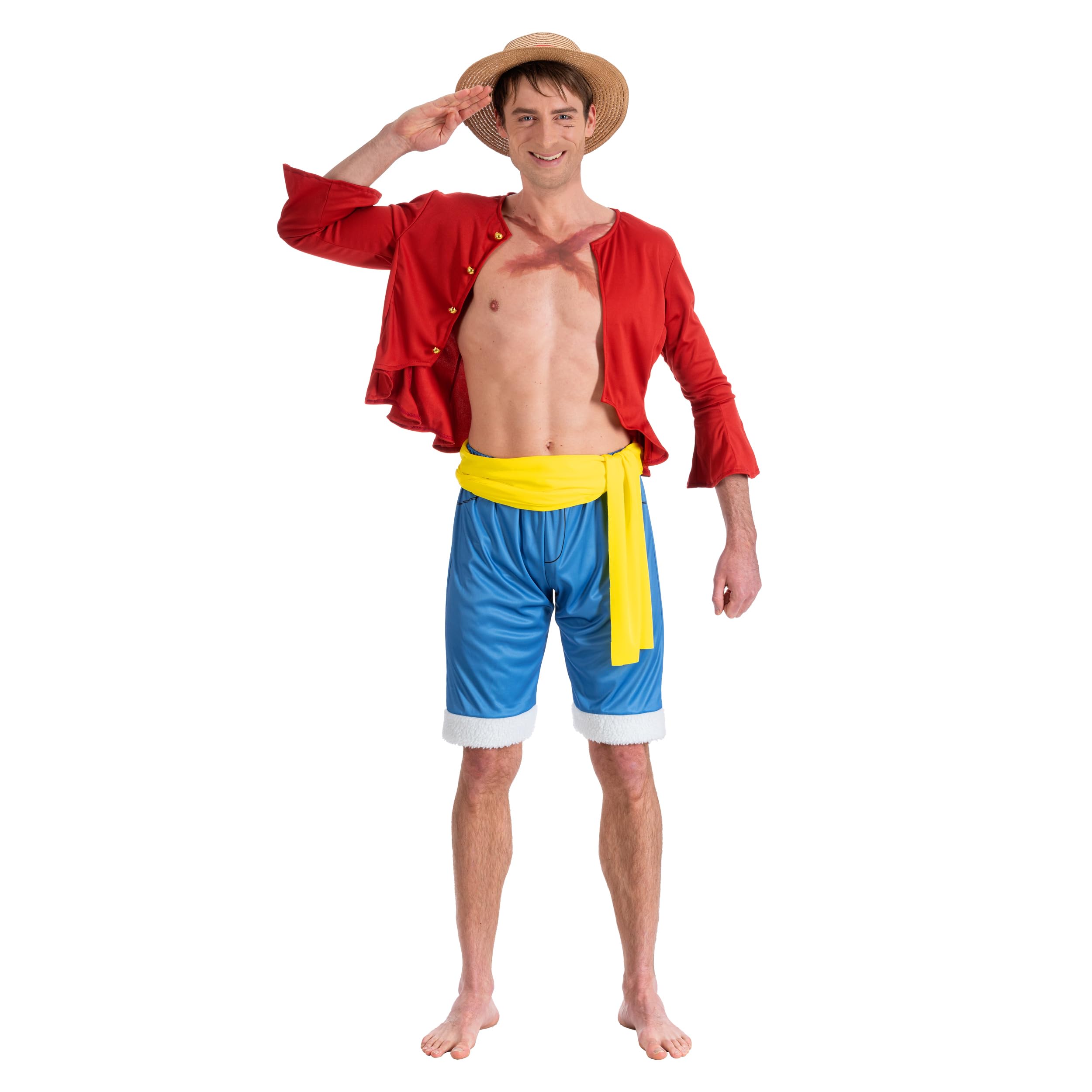 Chaks - kostium Luffy'ego, zestaw kostiumów anime, cosplay