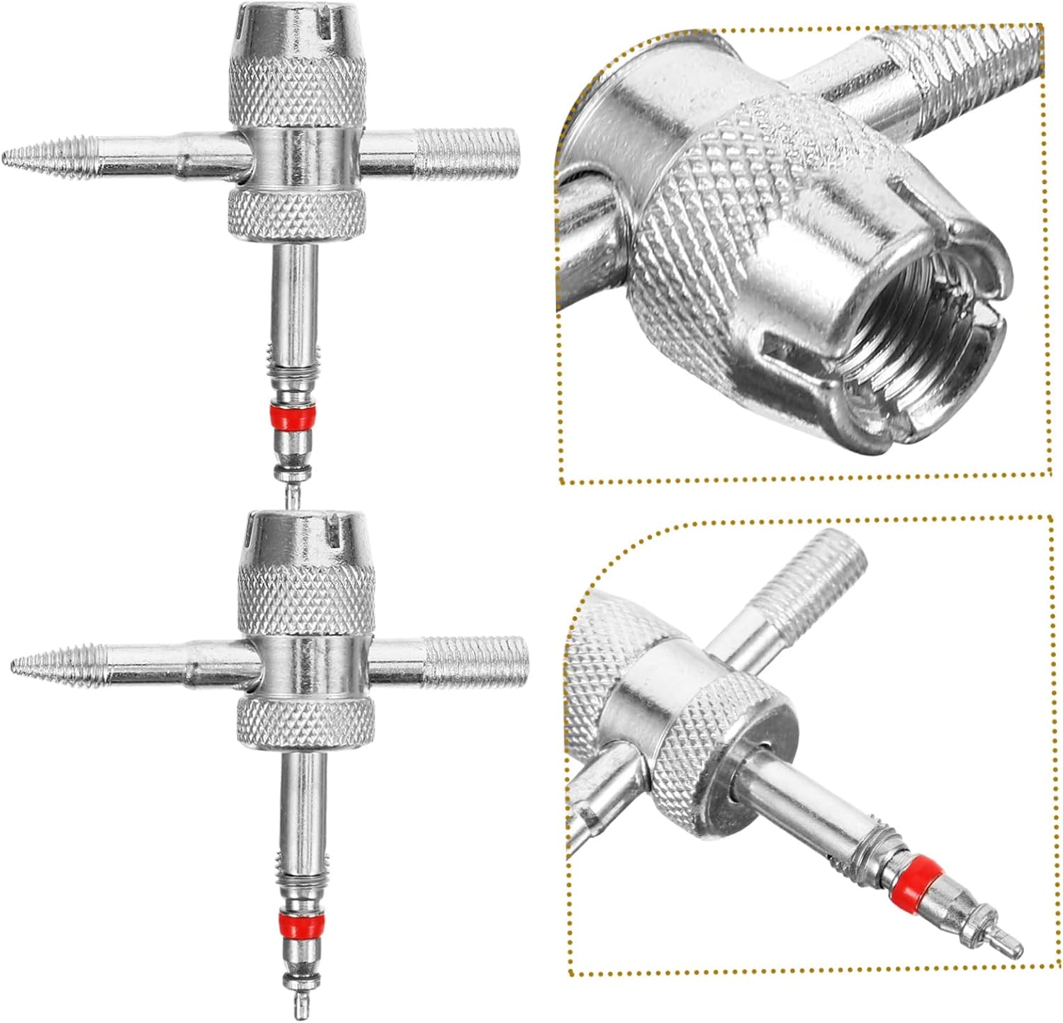 Comprehensive Tire Repair Kit Includes Valve Stem Core Removal Tool for DIY Automotive Maintenance