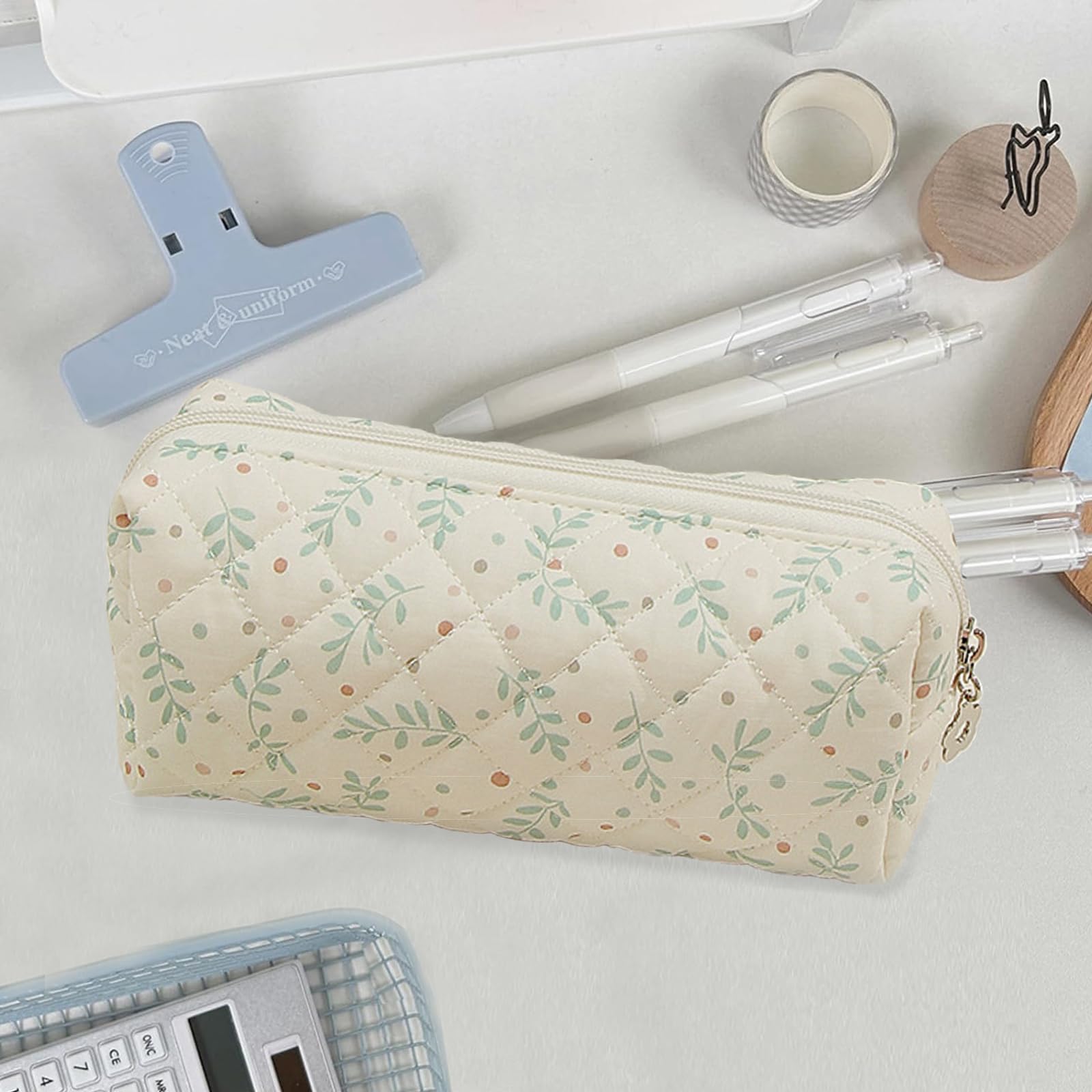 Qiwenr Pencil Case Pencil, Teenage Pencil, Universal Case, Cute Cartoon Small Bag Can be Used as a Key Bag, Make up, a Toy - Image 3