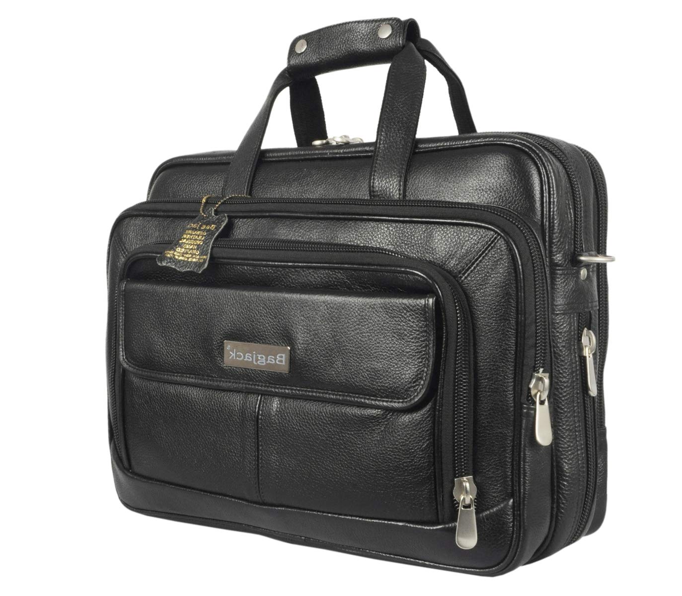 HidekinGenuine Leather Laptop Bag Men Office Travelling Documents Storage Laptops Up to 17 Inches VIP Vintage Antique Leather Carry On with Handle 10 Year Warranty