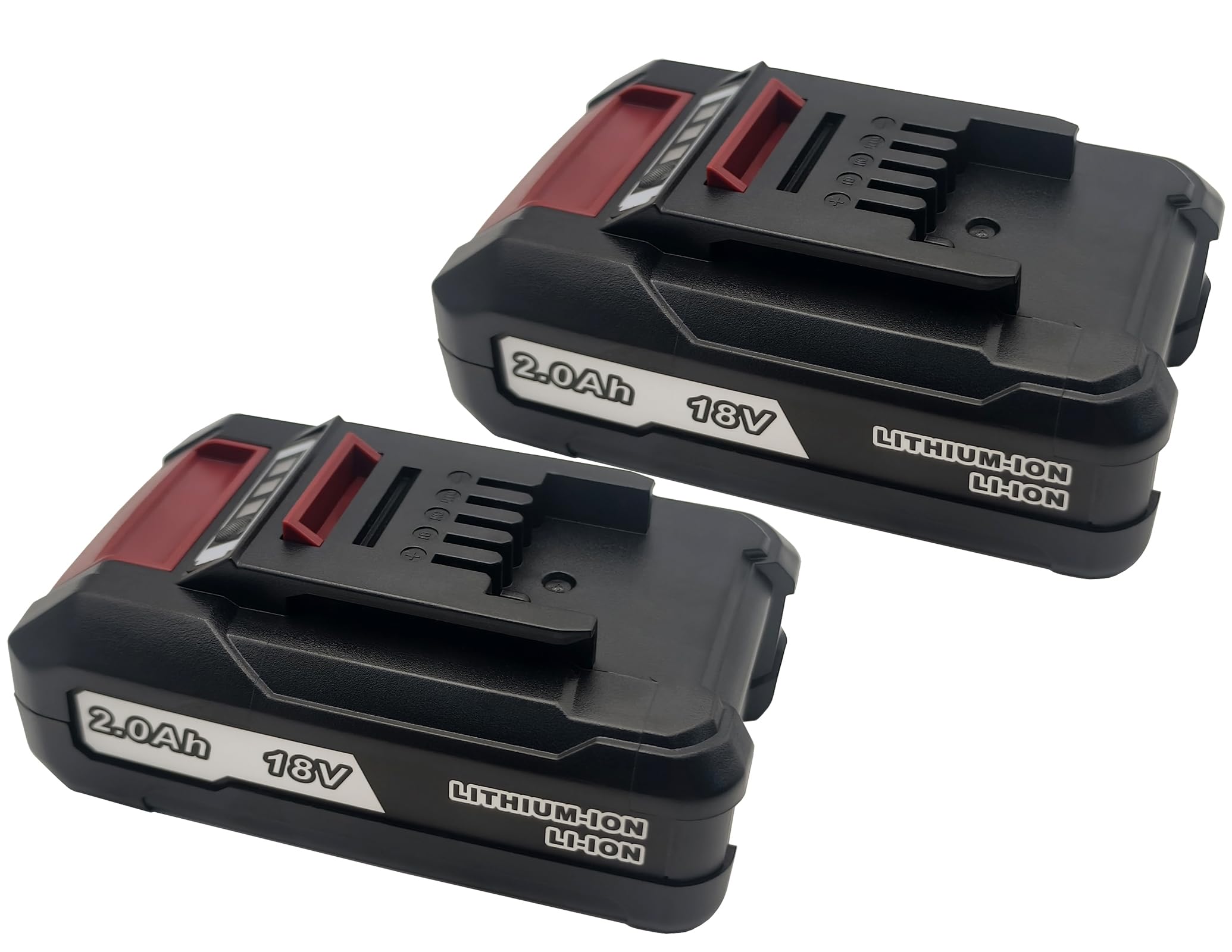 2 batterie di ricambio PXC Twin Pack per Einhell Power X-Change, 18 V, agli ioni di litio, universali per tutti i dispositivi PXC