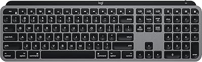 Logitech MX Keys Advanced Illuminated Wireless Keyboard for Mac - Bluetooth/USB (Renewed)