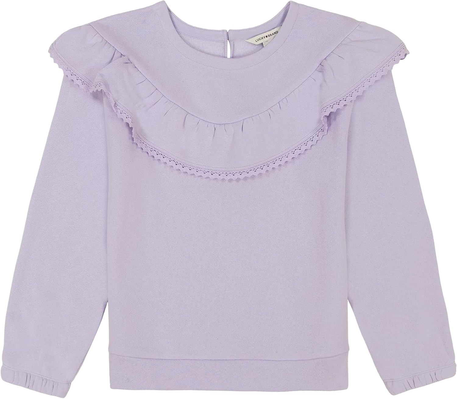 Lucky Brand Pullover Fleece Crewneck Sweatshirt