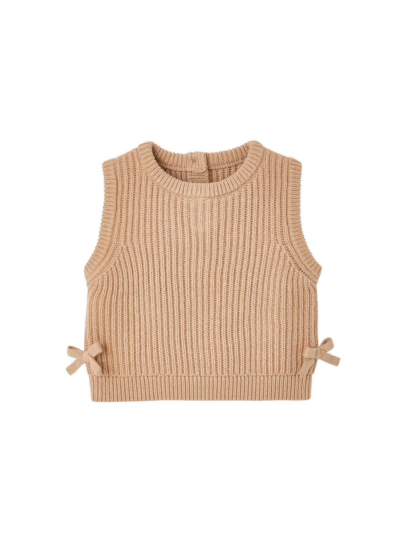 Vertbaudet Mädchen Baby-Set: Bluse, Shorts, Pullunder & Strumpfhose
