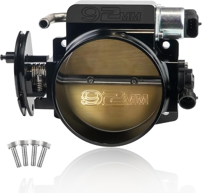 Corpo de borboleta 92 mm POSENG para LS1 LS2 LS3 LS6 LS7 LSX com cabo – 4 parafusos, TPS e IAC