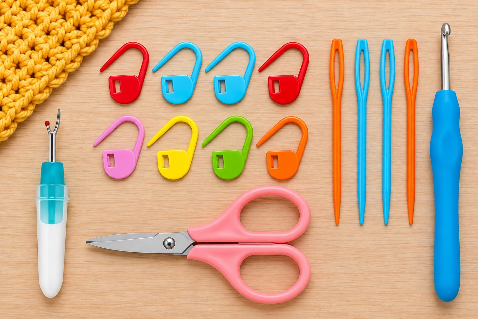 Beginner Crochet Kit - Learn to Crochet FREE SHIPPING -6