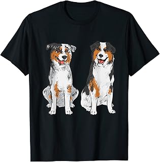 Mini Aussie Two Miniature Australian Shepherds T-Shirt
