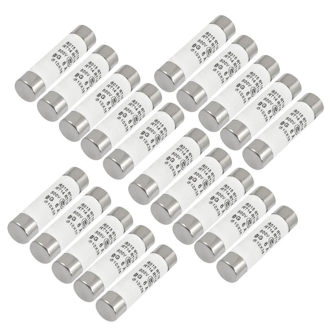 Generic 20 Pcs 500V 6A Cylinder Cap Ceramic Fast Blow Fuse Links 10X38Mm (B07MP2RBNT) Amazon Price History, Amazon Price Tracker