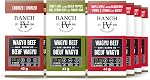 Ranch IV Provisions Wagyu Beef Bar - Variety Pack - High In Protein, Tender Texture, Sustainably Sourced, Soy Free, Non GMO, Keto Friendly, Nothing Artificial 43g (Pack of 12)