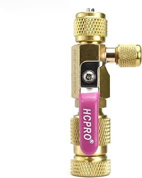 HCPRO HCEVCK538 Quick Flow Vacuum Rated Valve Core Removal Tool 5/16 Female x 3/8 Male and 1/4 side port