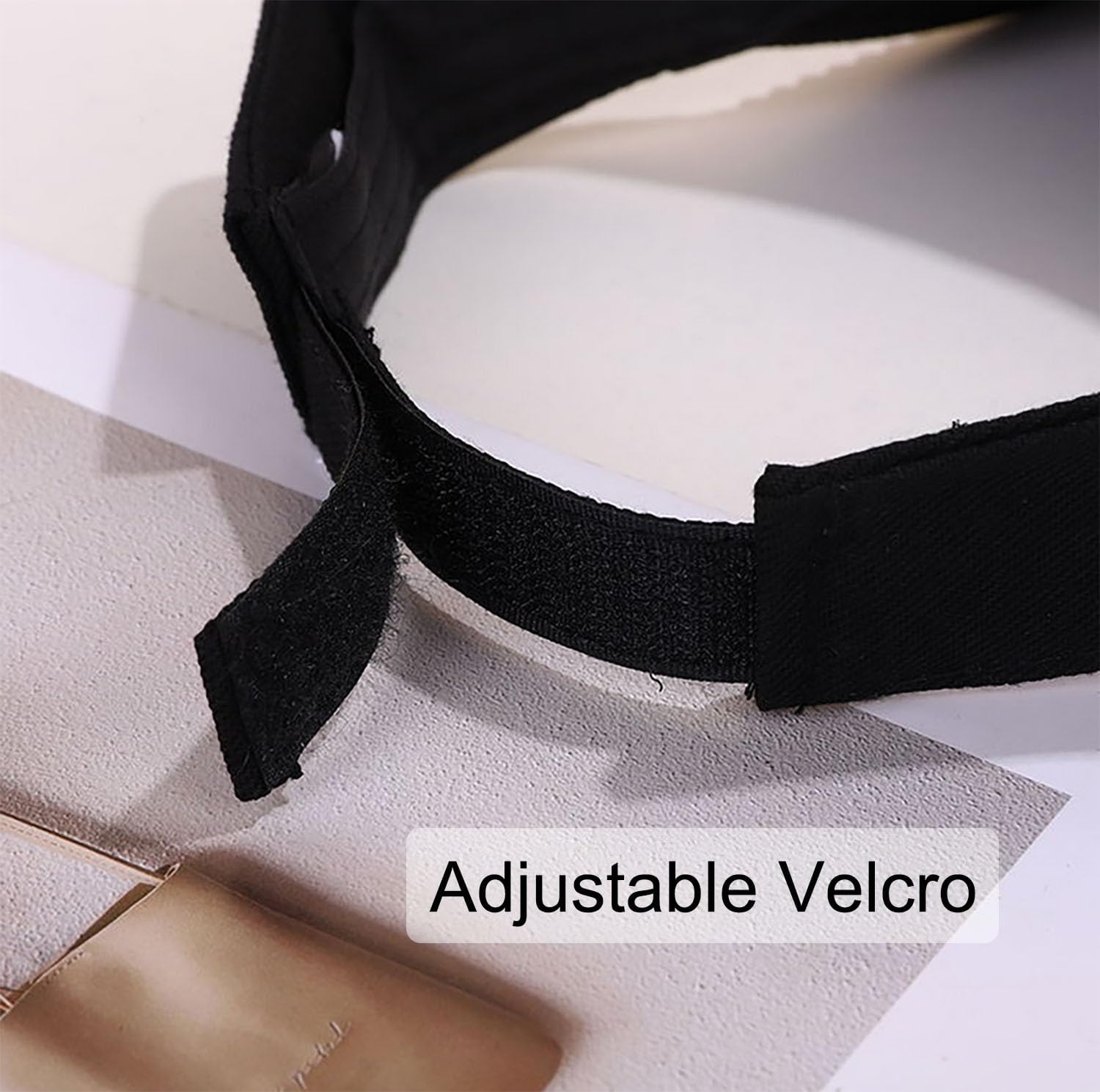 Shiny Rhinestone Sun Visor Bling Sun Hat for Women Adjustable Summer Sport Glitter Cap for Running Cycling Beach Theme Party - Image 6