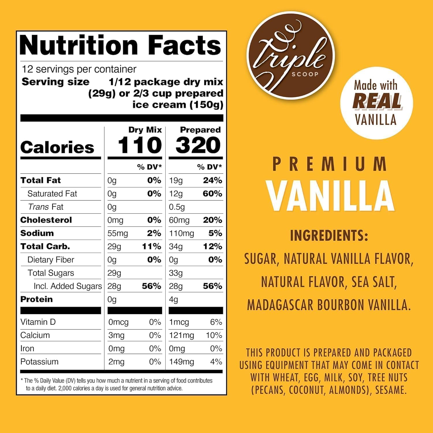 Triple Scoop - Neapolitan Variety Pack Ice Cream Mix, Mix For Ice Cream Maker. Simple, Easy, Delicious. From Gourmet Mix To Maker in 5 Minutes. Made in USA (Vanilla, Chocolate, Strawberry)