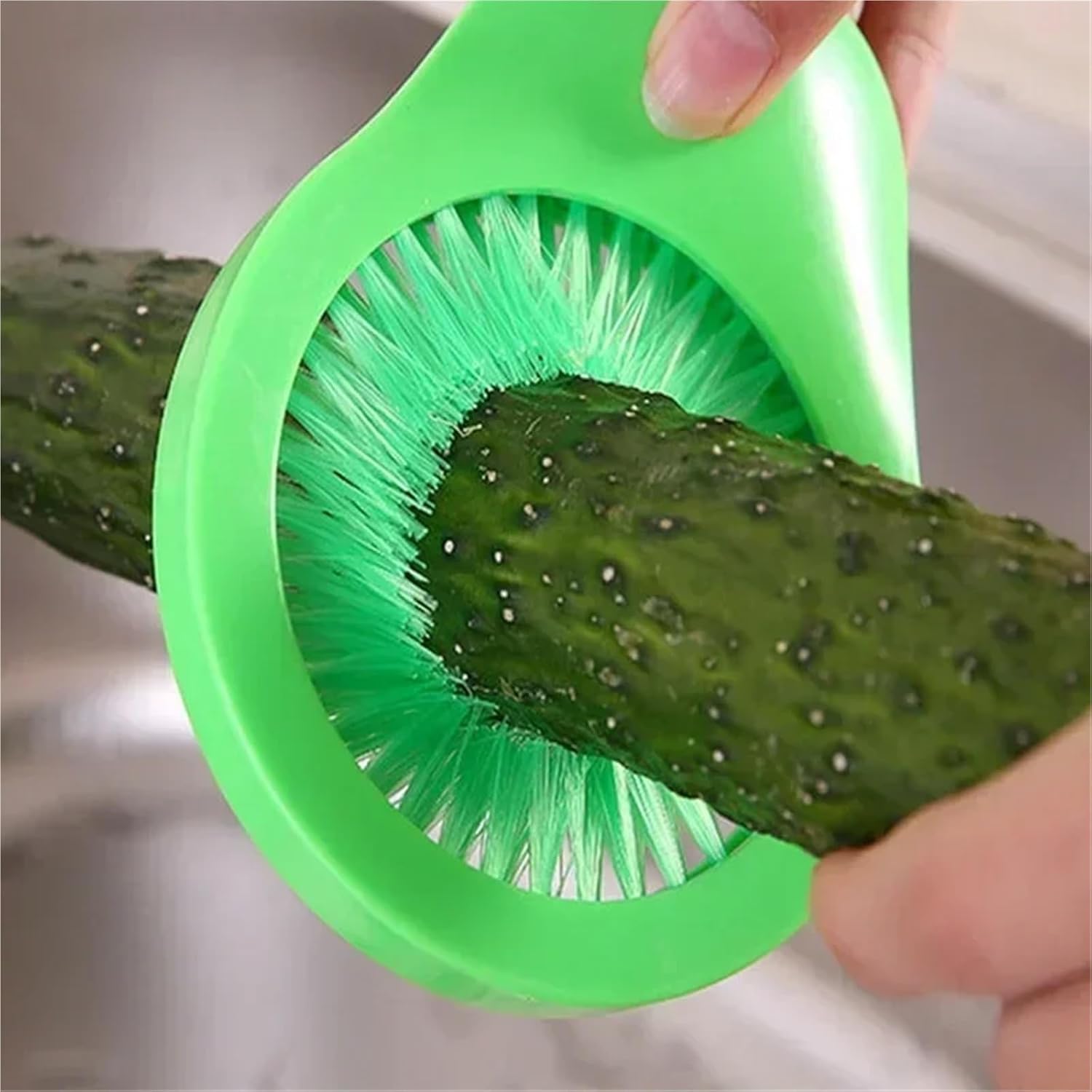 1 Pcs Fruit Vegetable Cleaner Tools Corn Yam Radish Wash Brush Surface Cleaning Kitchen Gadgets