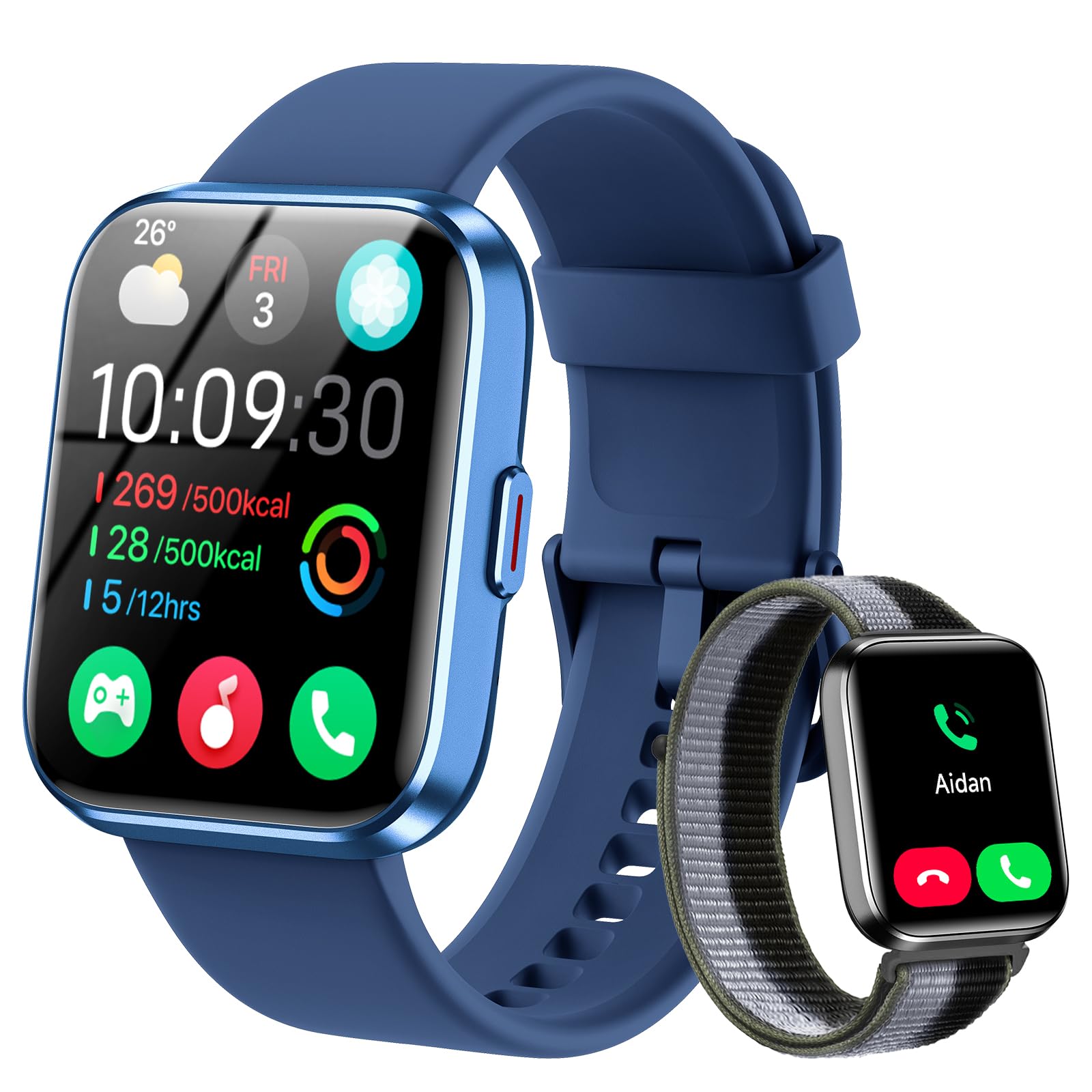 Smart Watches for Men Women (Android/iOS), Fitness Watch, Health Tracker | 1.83" Alexa Sm…