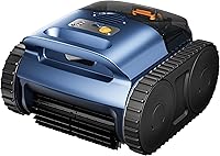 RERIOU Cordless Robotic Pool Vacuum: Track Drive, Sonar Navigation, 180W Motors, Wall Climbing, 150-Min Battery for 2150 Sq Ft Pools