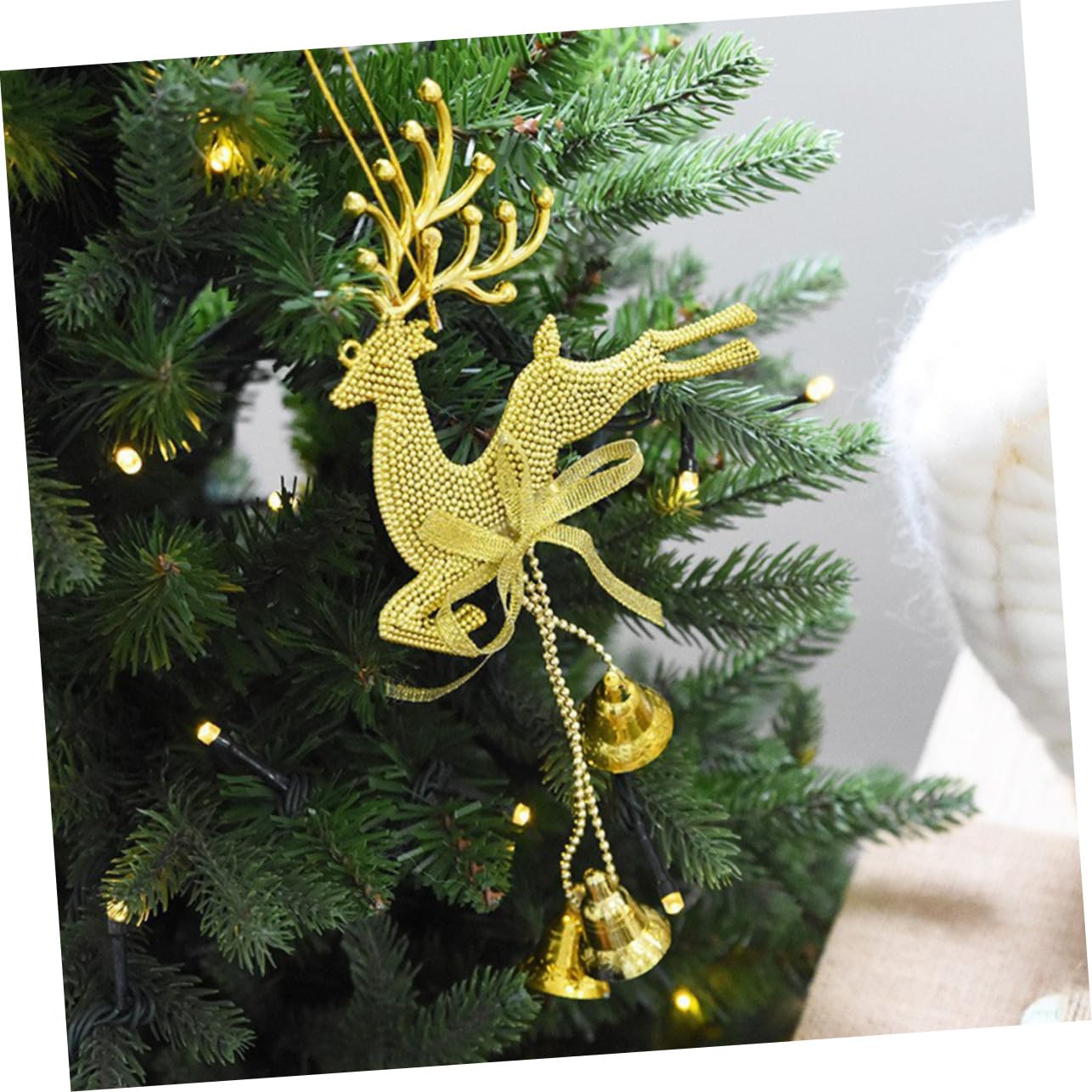Zerodeko 5 Juegos Colgante De Ciervo Navideño Navidad Mimbre Globo Día Festivo Decoración Árbol Cajas Ventana Decoraciones Home Decoracion Colgante De Alce El Plastico 6 Piezas X 5