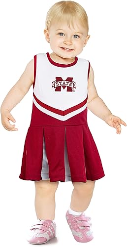 Miniatura 13 de Little King NCAA - Vestido de una pieza para niñas pequeñas, tallas 6M 12M 18M 2T 3T 4T