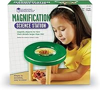 Vista 3 de Learning Resources Lupa de trípode de mesa, 4 lupas