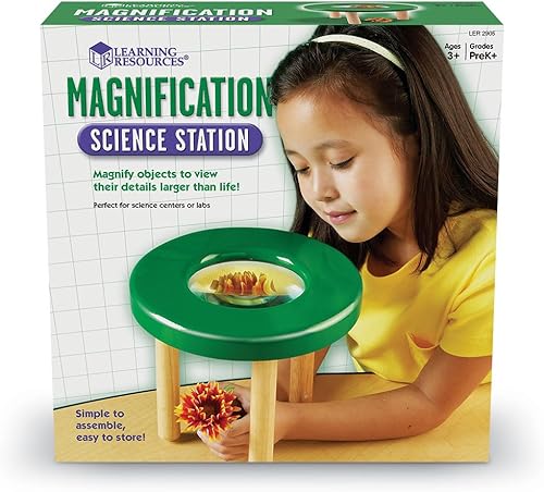 Miniatura 3 de Learning Resources Lupa de trípode de mesa, 4 lupas