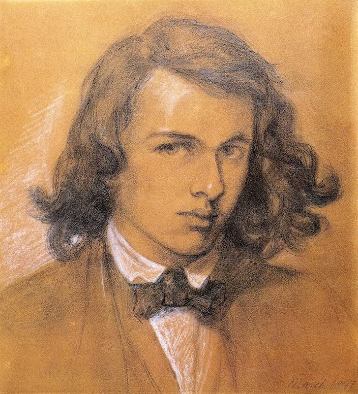 Peinture Poster Graffiti de Dante Gabriel Rossetti Tableau Impression Murale 60x90cm