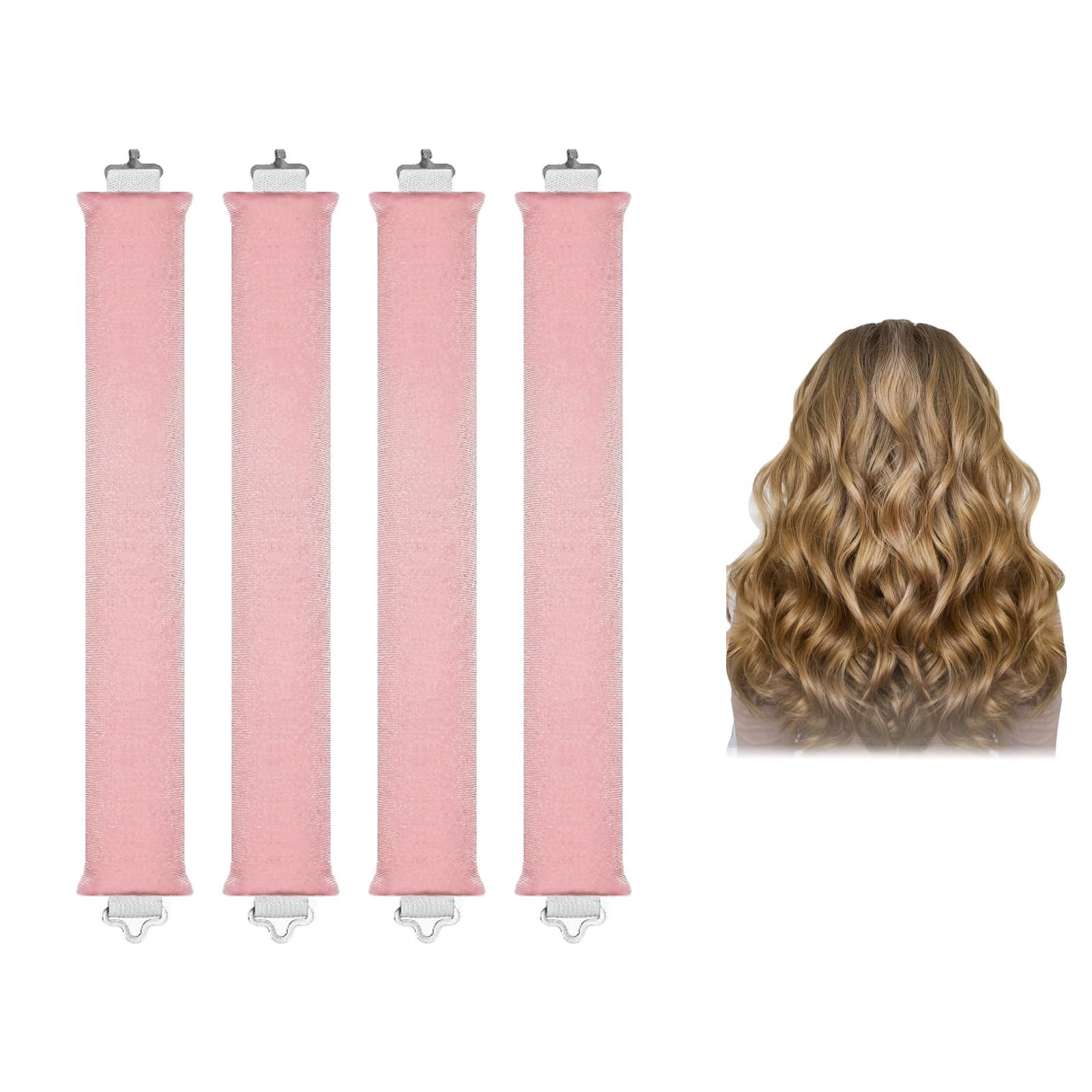 4 PCS Heatless Curlers Set