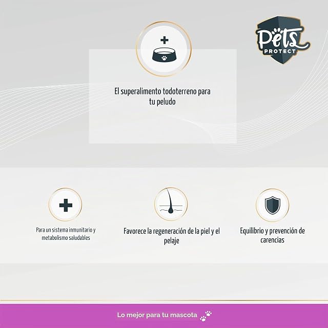 Foto 4 de 7 de Pets Protect Espirulina orgánica en polvo 150 g para perros y gatos - Aditivo alimentario