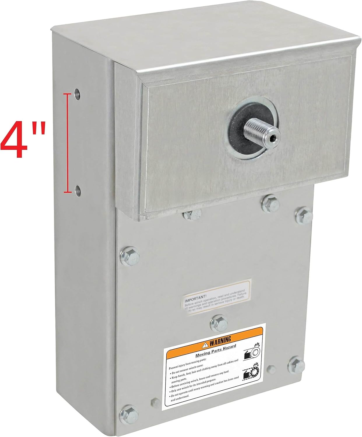 Extreme Max 3006.6626 Heavy-Duty Winch Box - 4,000 lbs. (Lorenz-Style Replacement)