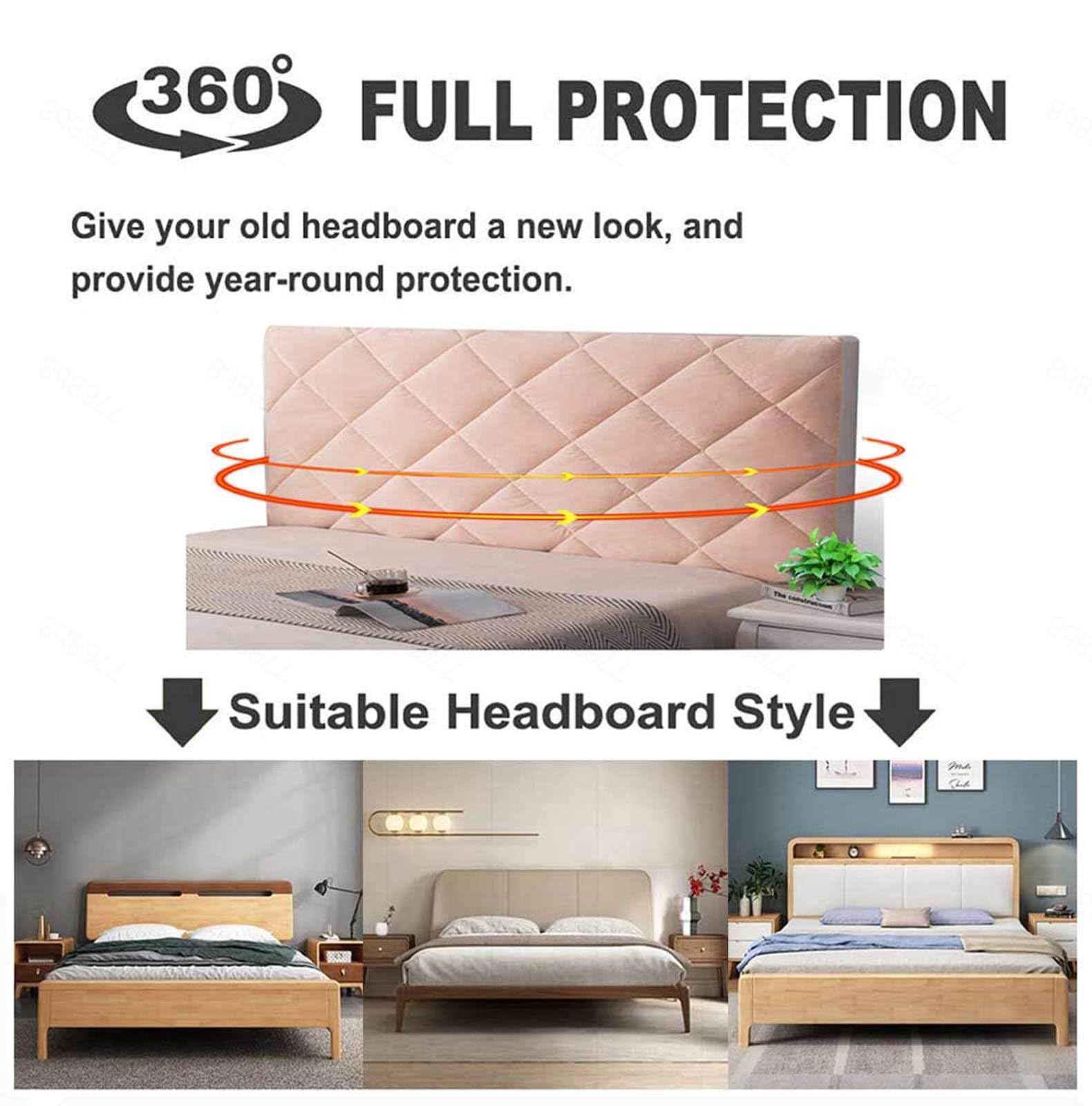 Copritesta Letto Matrimoniale Bianco Copri Testiera Letto Una Piazza E Mezza 140 Cuscino per Testata Letto Matrimoniale Cover Fodera in Tessuto, Protettiva, Imbottito,giallo-120cm