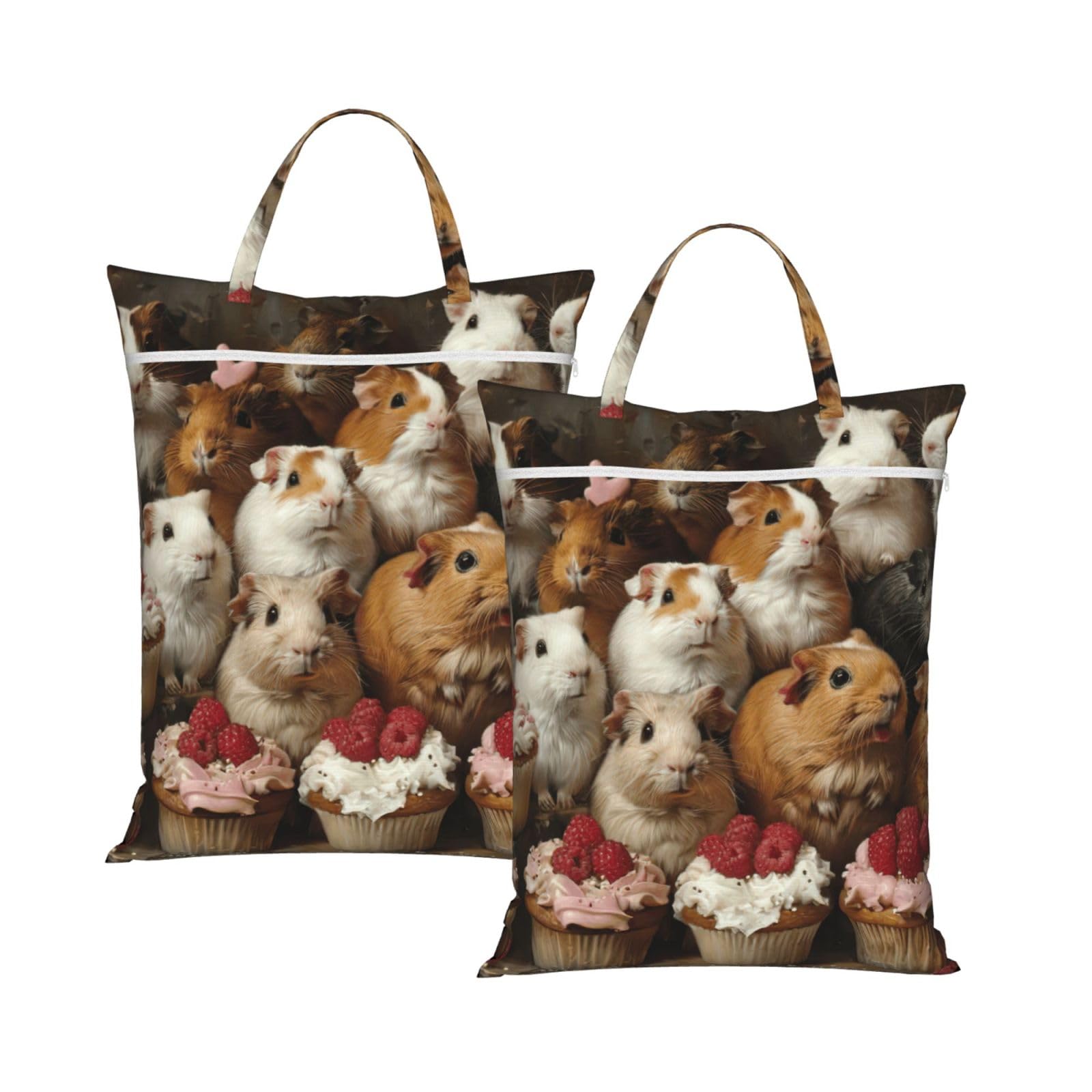 Sac à linge étanche de voyage pour séparer habits sales motif cupcakes