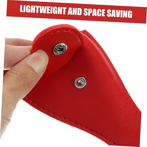 Miniatura 9 de TEHAUX Funda protectora para cortaúñas de cuero, suministros de diario de uñas, cubierta de cutícula de uñas, tijeras de uñas, bolsas de