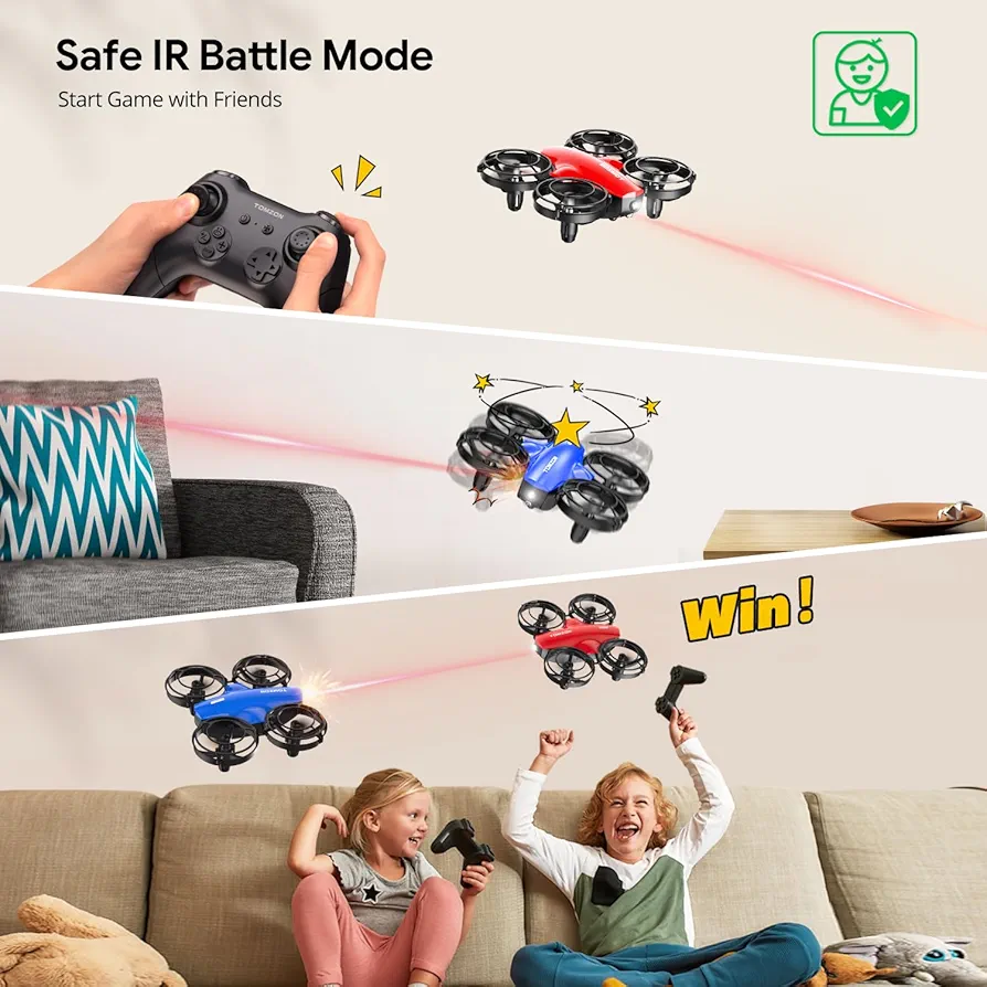 Amazon.com: TOMZON A24 Mini Drone for Kids with Battle Mode