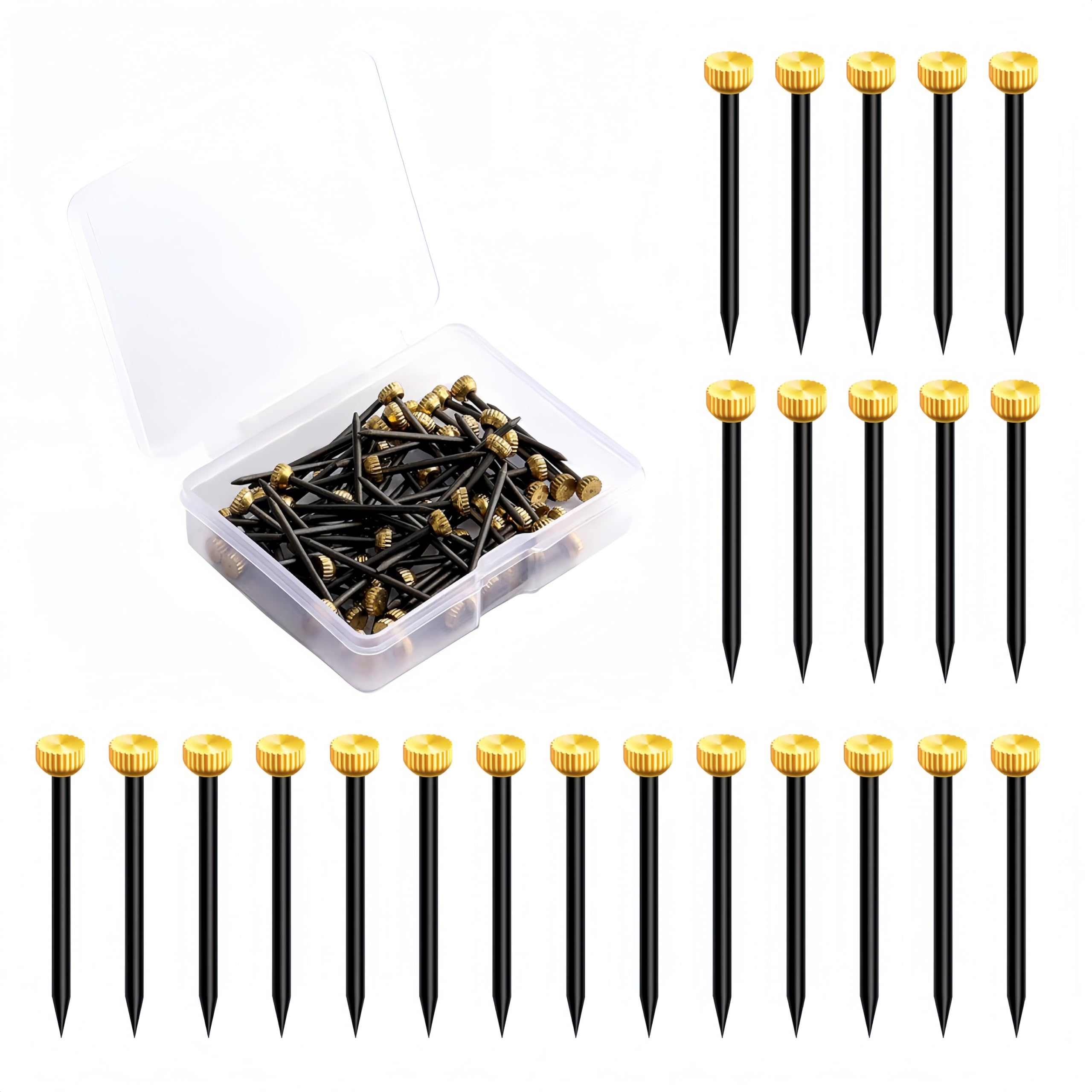 MAKABEE 70pcs Picture Hanging Nails, Hanging Hardware Nails Picture Hanger Nails for Woodworking and Hanging Picture Photo Frames (B0D7C2LVF5) Amazon Price History, Amazon Price Tracker