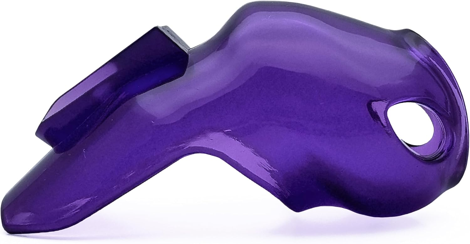Chastity Cage | Cock Cage Just Compatible for FYJENNICC | Only Chastity Tube |Adult Sex Toy | Male Chastity Cage Fit for HT-V5 (Purple, Nano)
