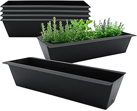 Planter Insert for Euro Pallet - 6 Pieces / Silver - Flower Box, Balcony Box