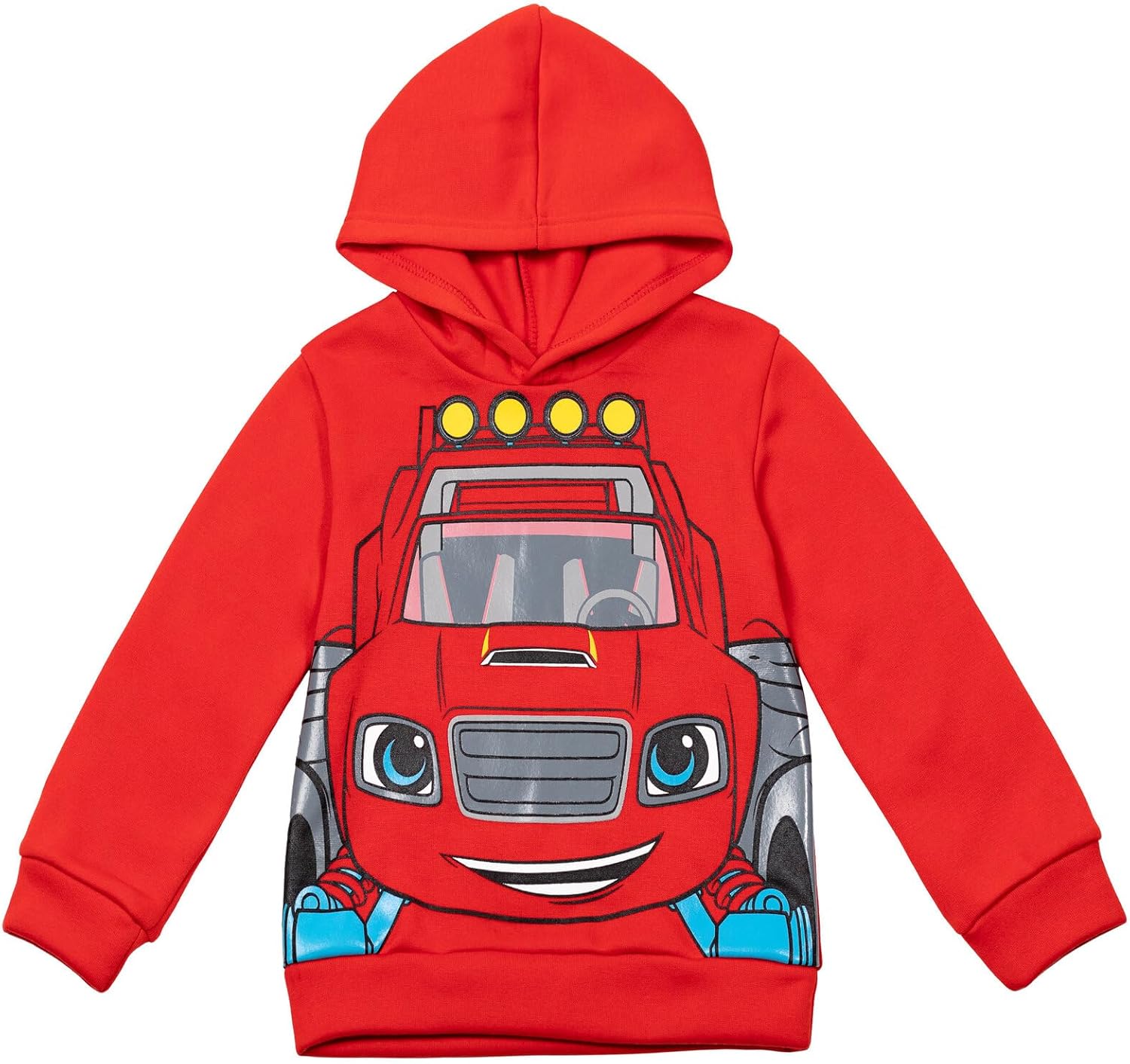 Blaze and the Monster Machines Zeg Stripes Pickle Fleece Pullover Hoodie and Jogger Pants Outfit Set Toddler to Big Kid - Image 2