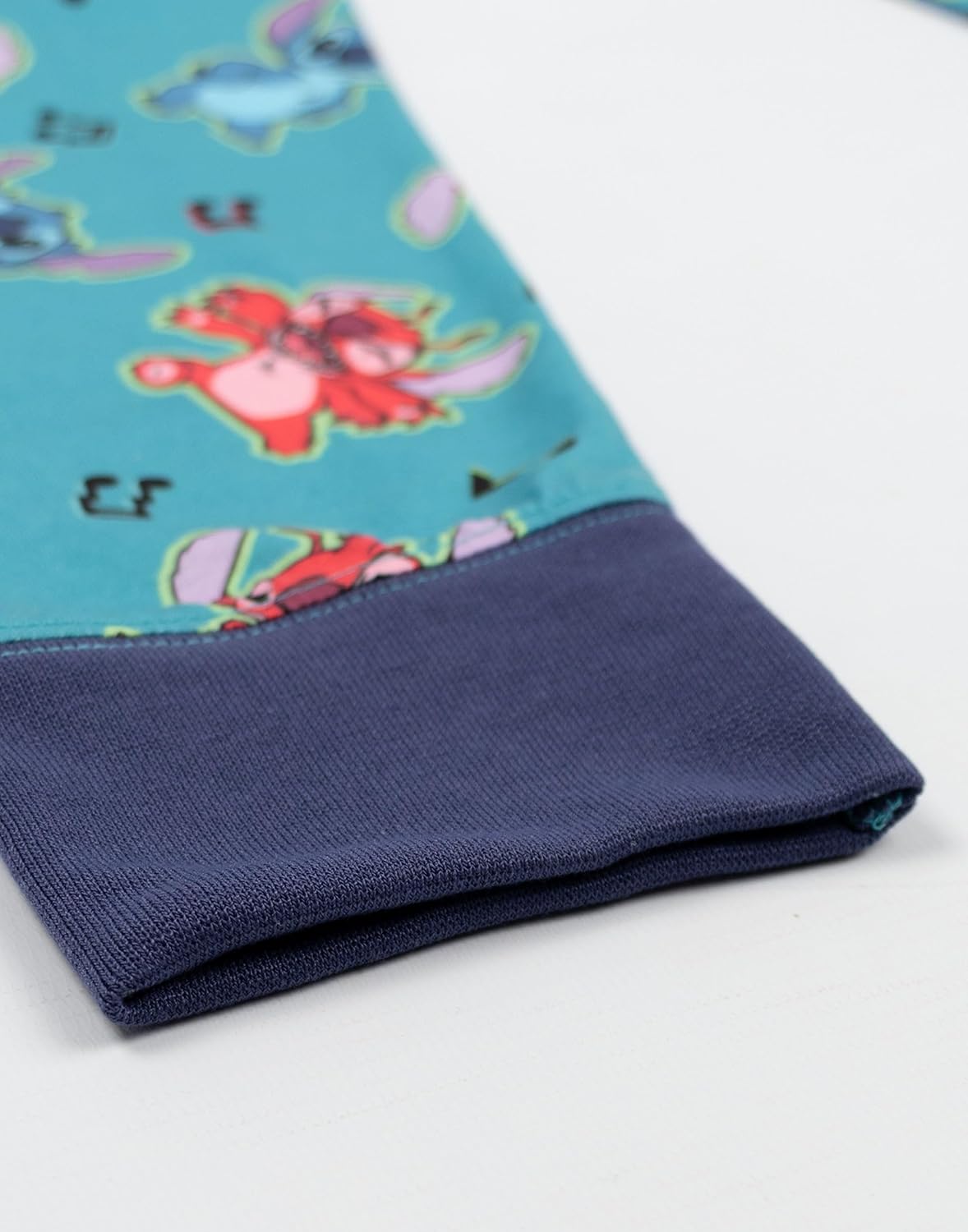 Disney Lilo & Stitch Boys Blue Long Sleeve Long Leg Pyjama Set | Stitch Character Sleepwear | Kids Nightwear for Bedtime