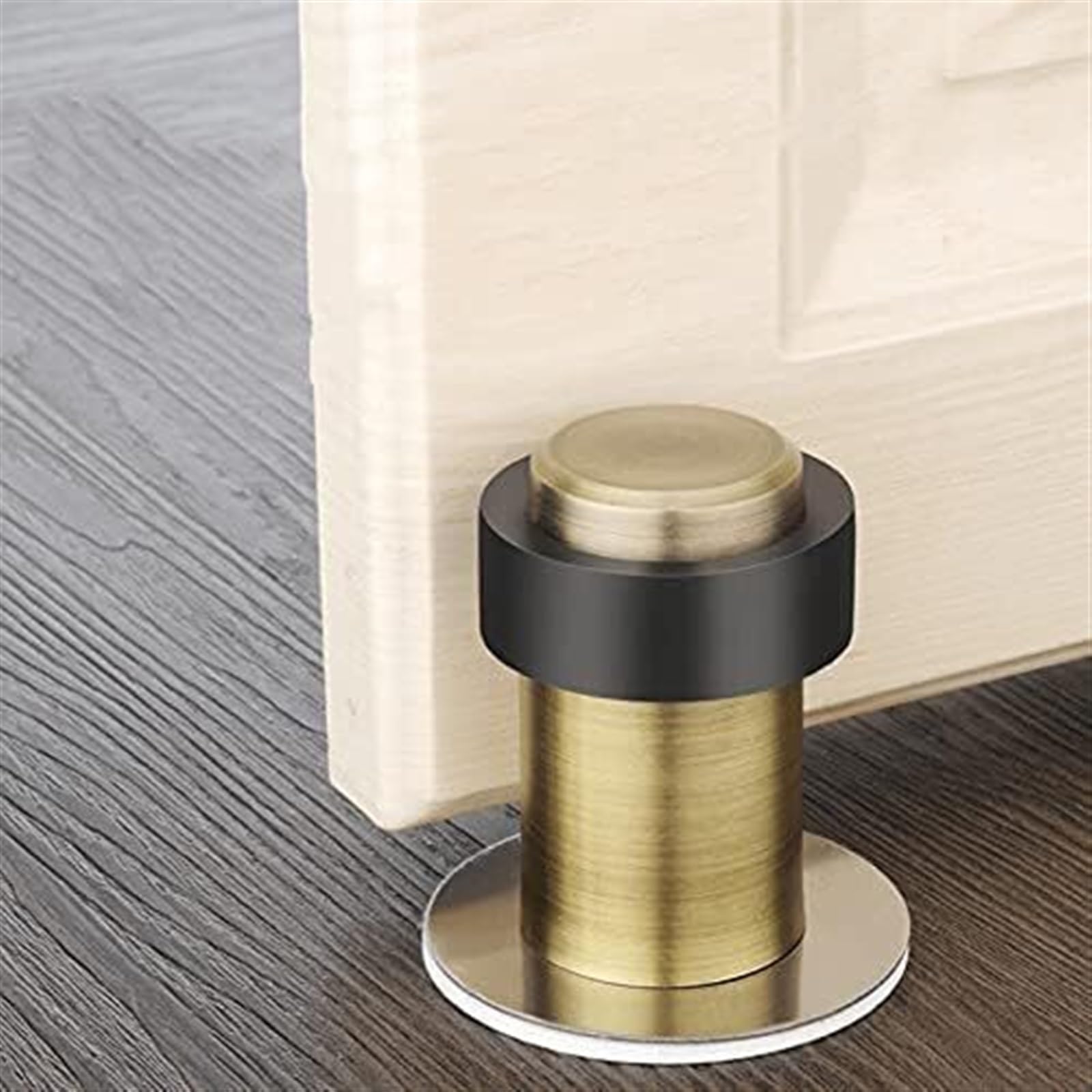 Tope de puerta de acero inoxidable, almohadilla protectora for puerta, protección anticolisión, topes de puerta redondos autoadhesivos, Protector de pared