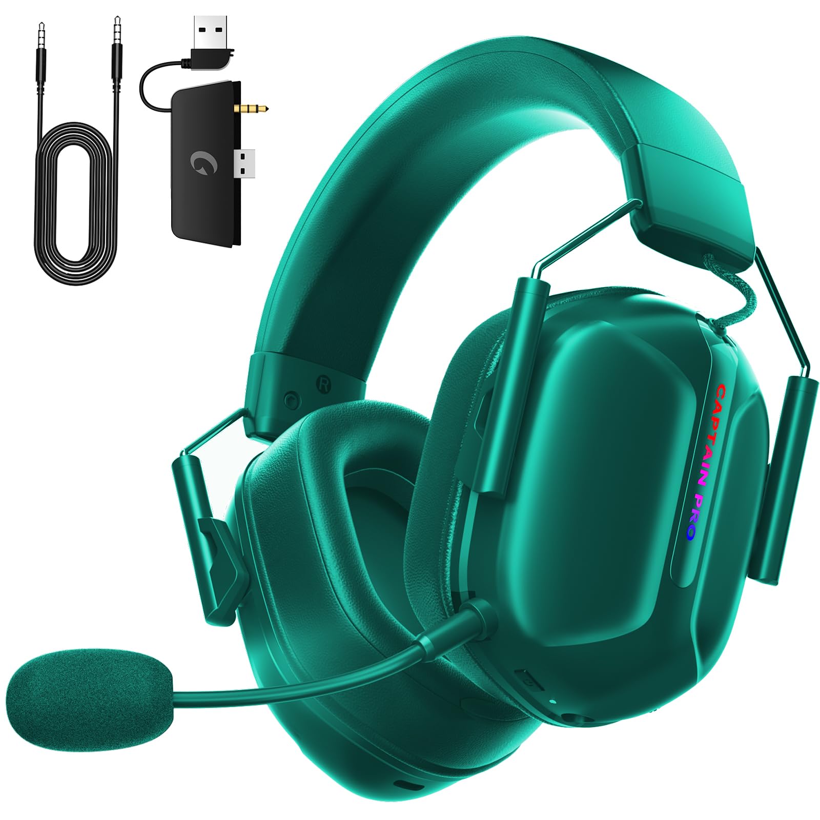 RYR Wireless Gaming Headset Dark Green