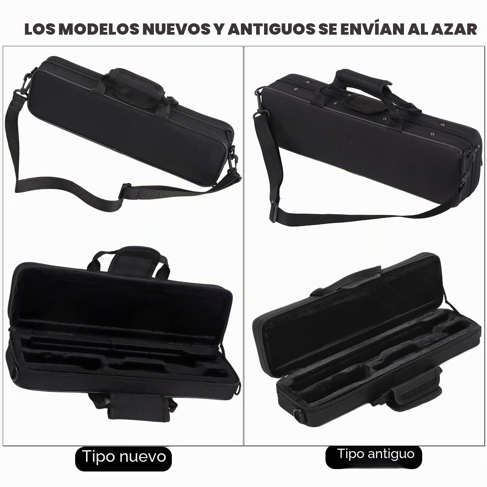 Estuche De Transporte para Flauta, 39,5 x 12 x 7 cm Maletín para Flauta Travesera Funda para Flauta Travesera Y Flauta Impermeable Y Ligera, Accesorios De Estuches Y Fundas