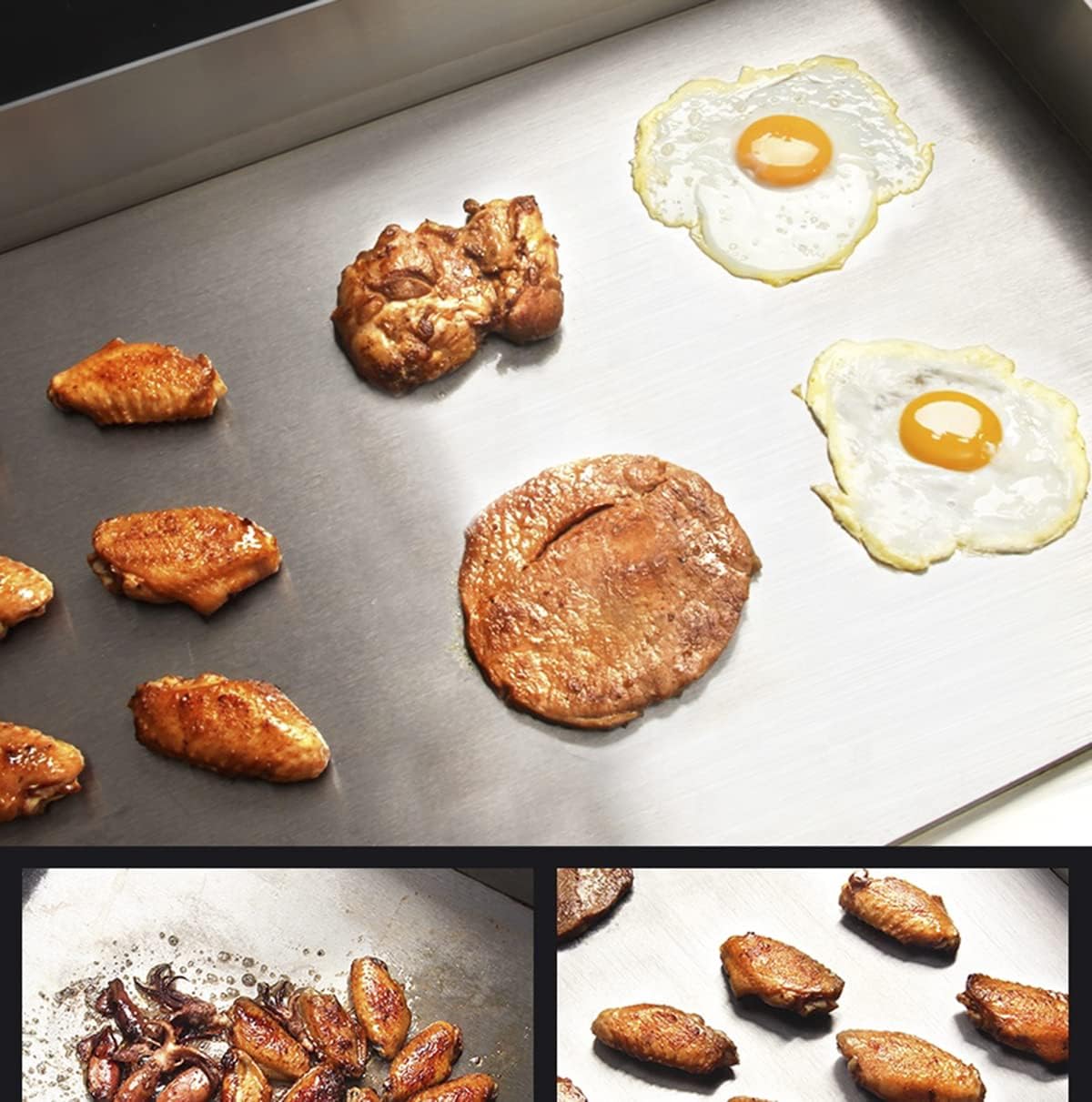 Commercial LPG Gas Griddle with Pressure relief valve Grill Griddle Tabletop Flat Top Countertop Restaurant Griddle Grill Teppanyaki Grill