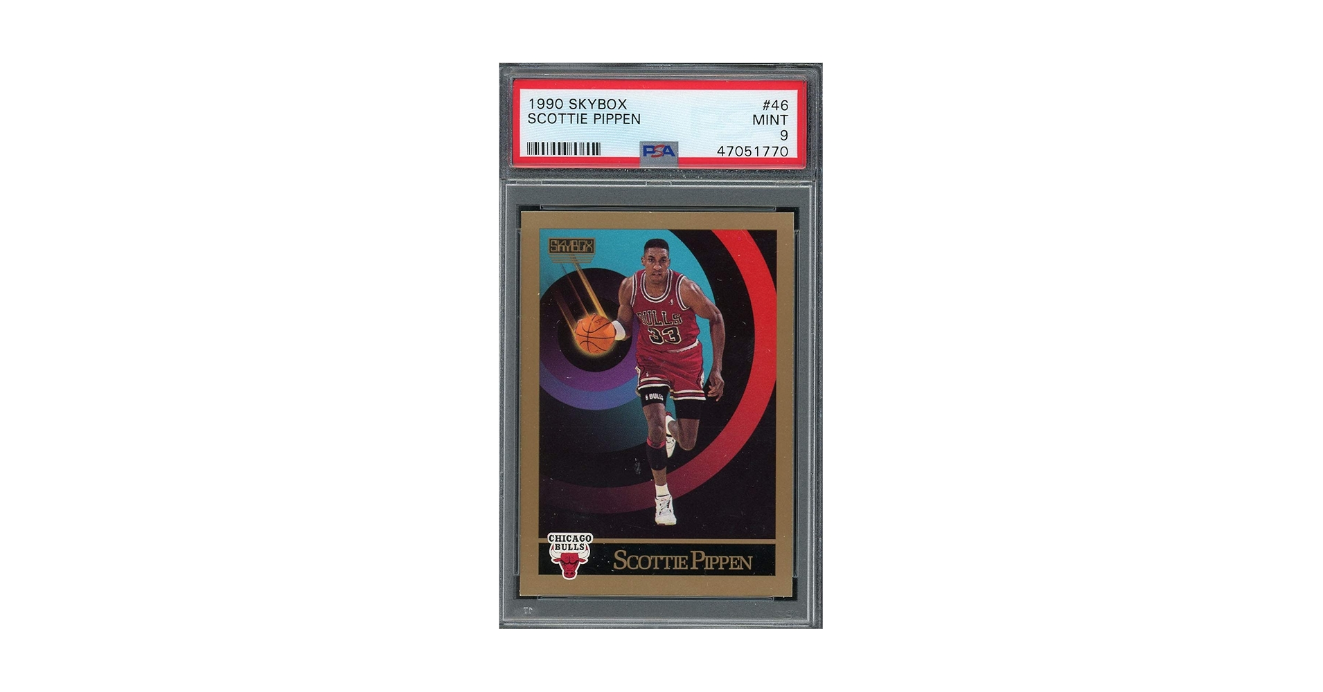 NBAカード　SCOTTIE PIPPEN Amazon.com: 1990-91 SkyBox Basketball #46 Scottie Pippen