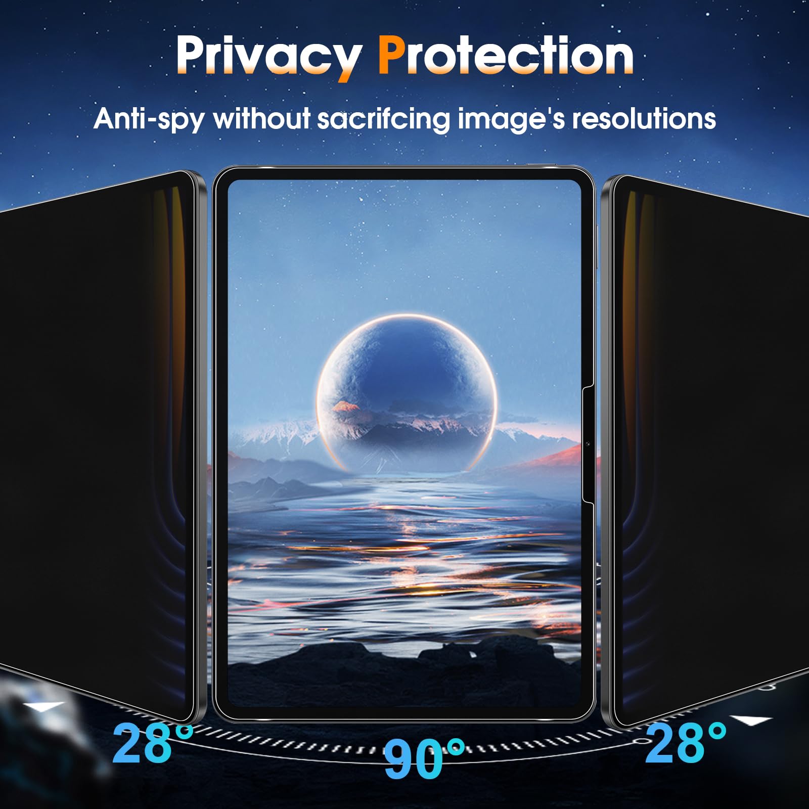 Film Verre Anti-espion Karylax Pour Xiaomi Pad 7 / Pad 7 Pro