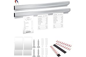 Ticket Rail Restaurant 2pcs Magnetic Note and Paper Holder