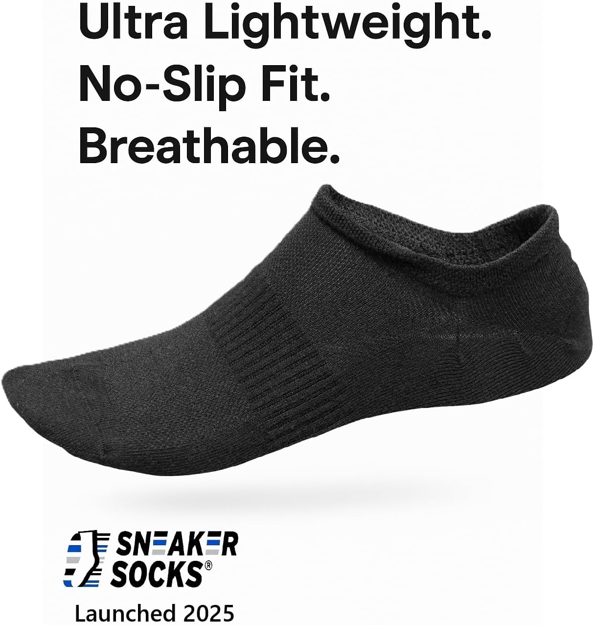No Show Socks Women's & Men's, Thin Lightweight Liner Socks Premium Combed Cotton 8 Pairs Low Cut for Sneakers & Casual Shoes