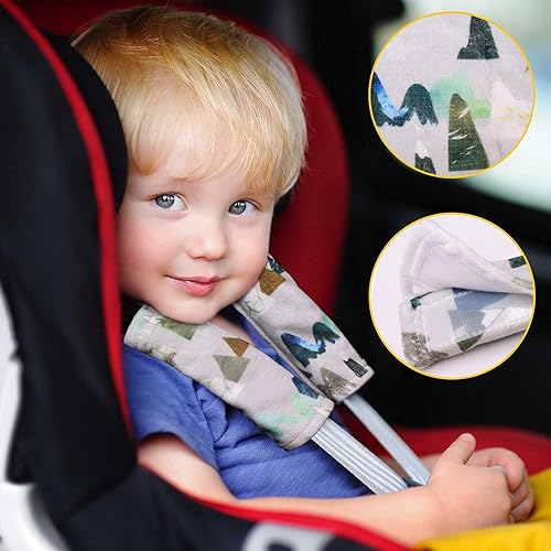 Miniatura 9 de Funda para correa de bebé, funda para correa de cochecito, fundas de correa de asiento de automóvil, correas de asiento de automóvil, 2 unidades,