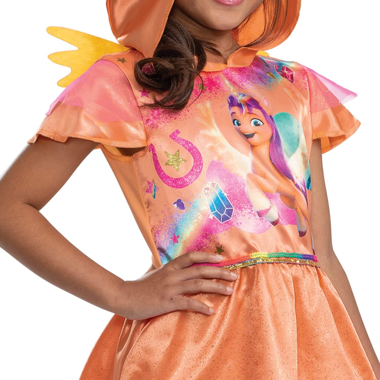 Miniatura 4 de Disguise Sunny Alicorn Costume, Official My Little Pony Costume Dress for Kids
