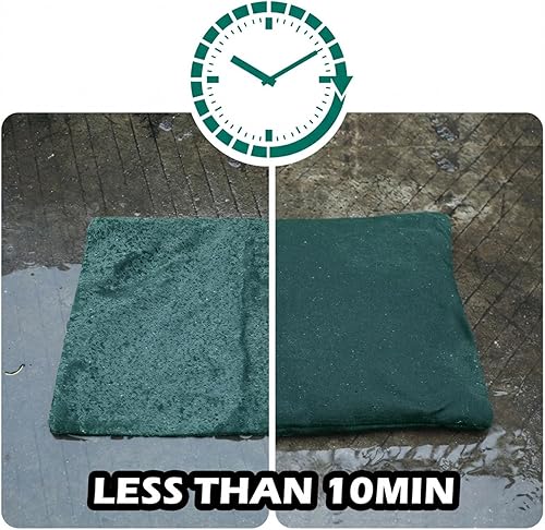 Miniatura 4 de Paquete de 5 bolsas de arena sin arena, barreras de agua para garaje, barreras de inundación, bolsas de arena de 16 x 24 pulgadas para inundaciones,