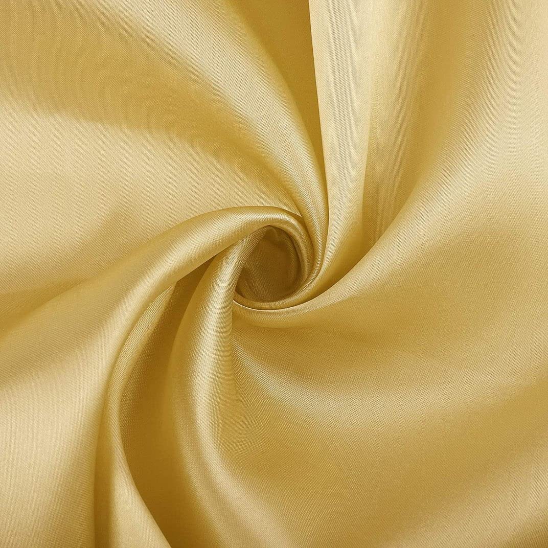 Lot Serviettes événement Serviettes Satin Hôtellerie - Lot De 6 - 45x45cm - 50% Coton 50% Polyester - Couleur Pierre Linge Table Qualité Pro